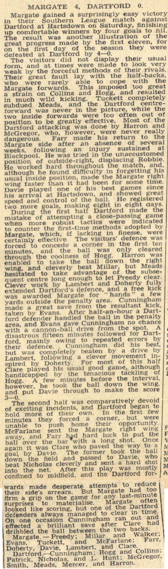 Newspaper report