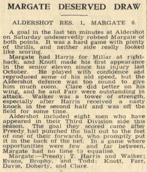 Newspaper report