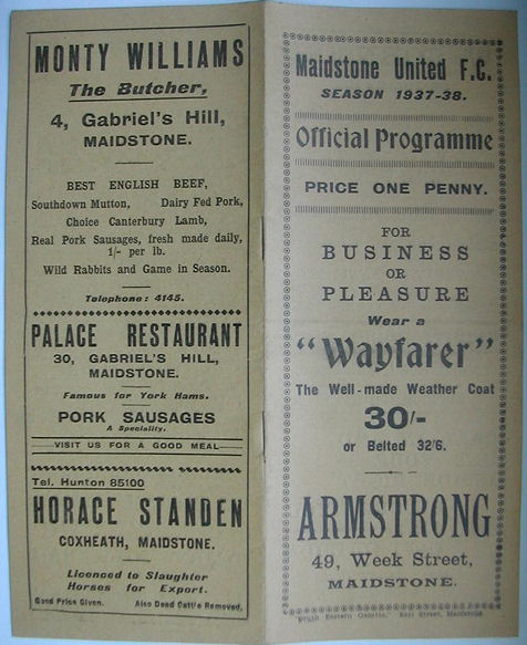 Match programme