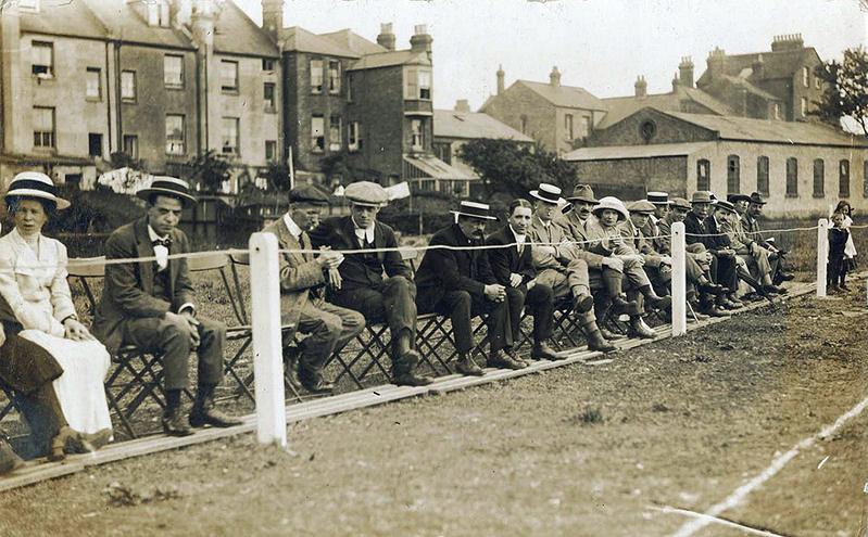 Supporters in the crowd