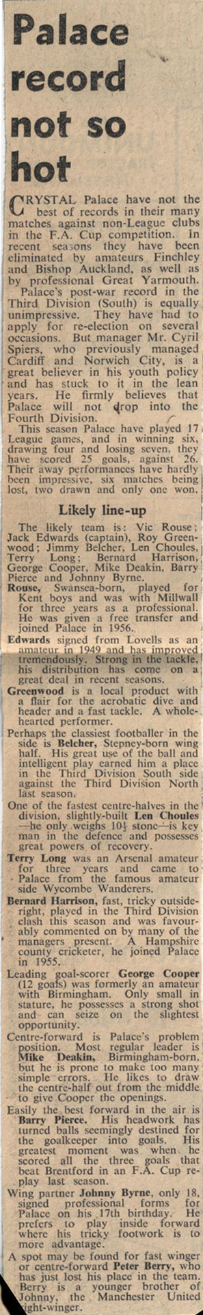 Newspaper report