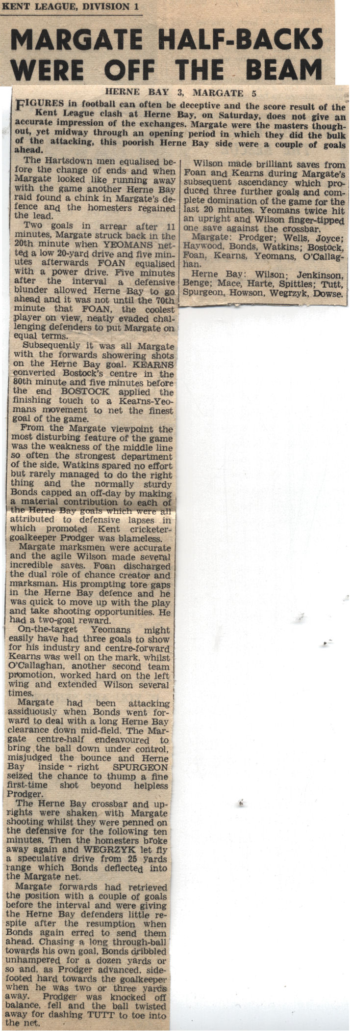 Newspaper report