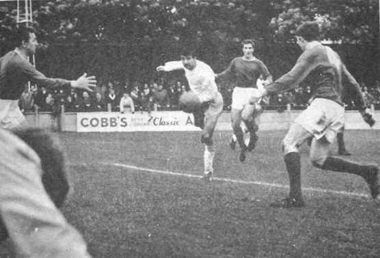 Amato scores Margate's sixth goal.