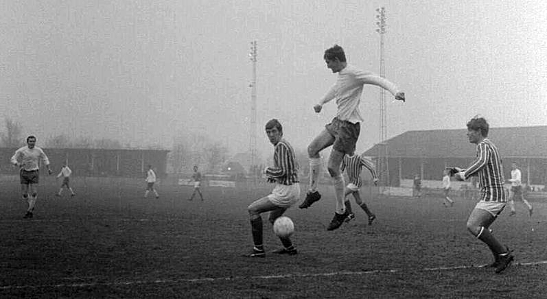 John O'Mara in the thick of the action.