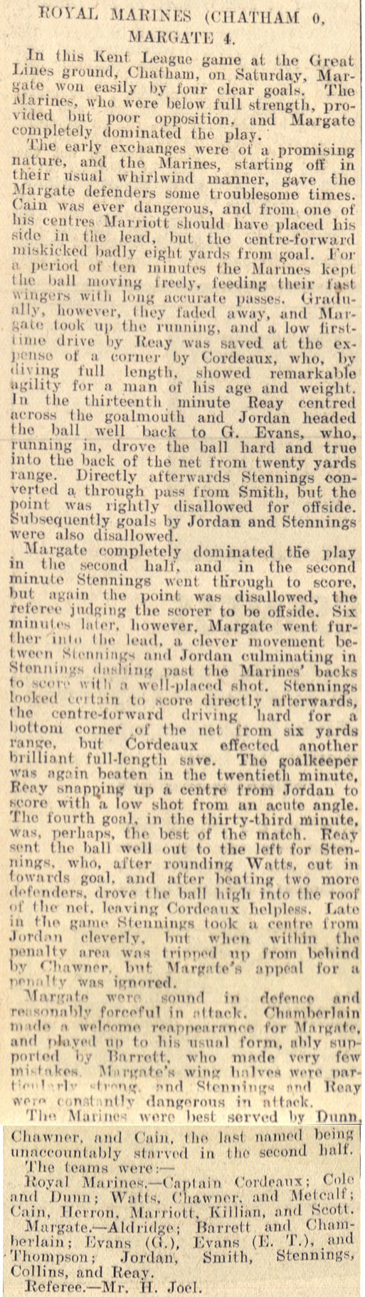 Match Report