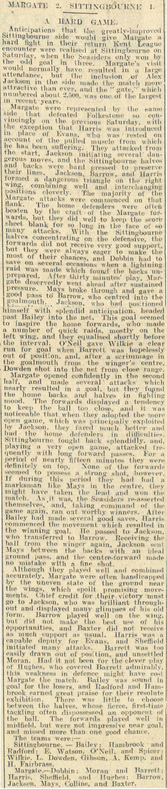 Newspaper article