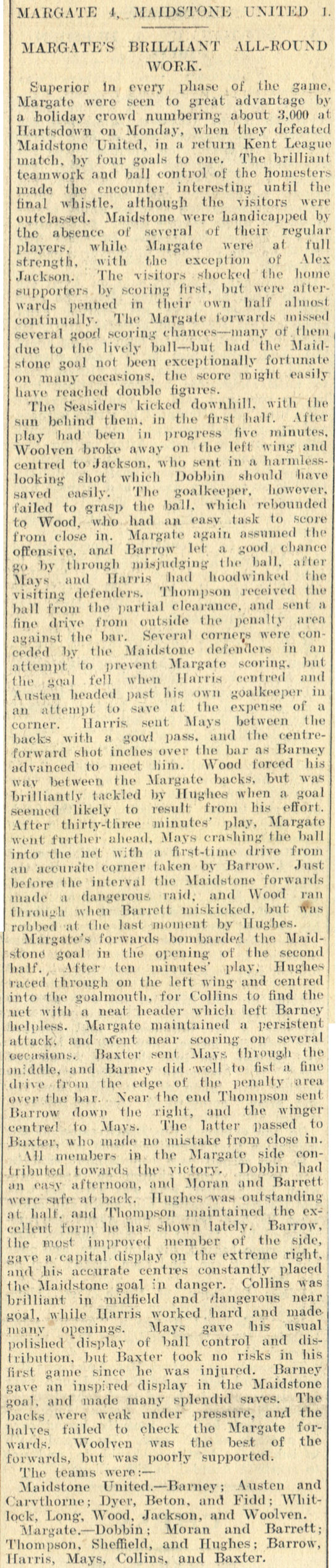 Newspaper article