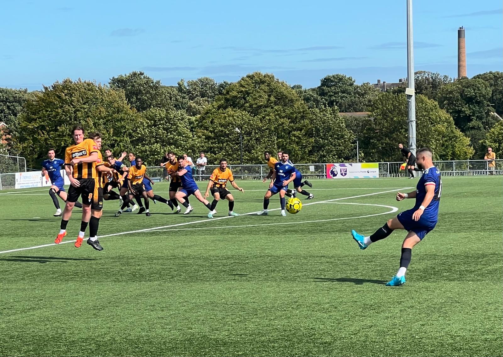 Margate on the attack against East Grinstead