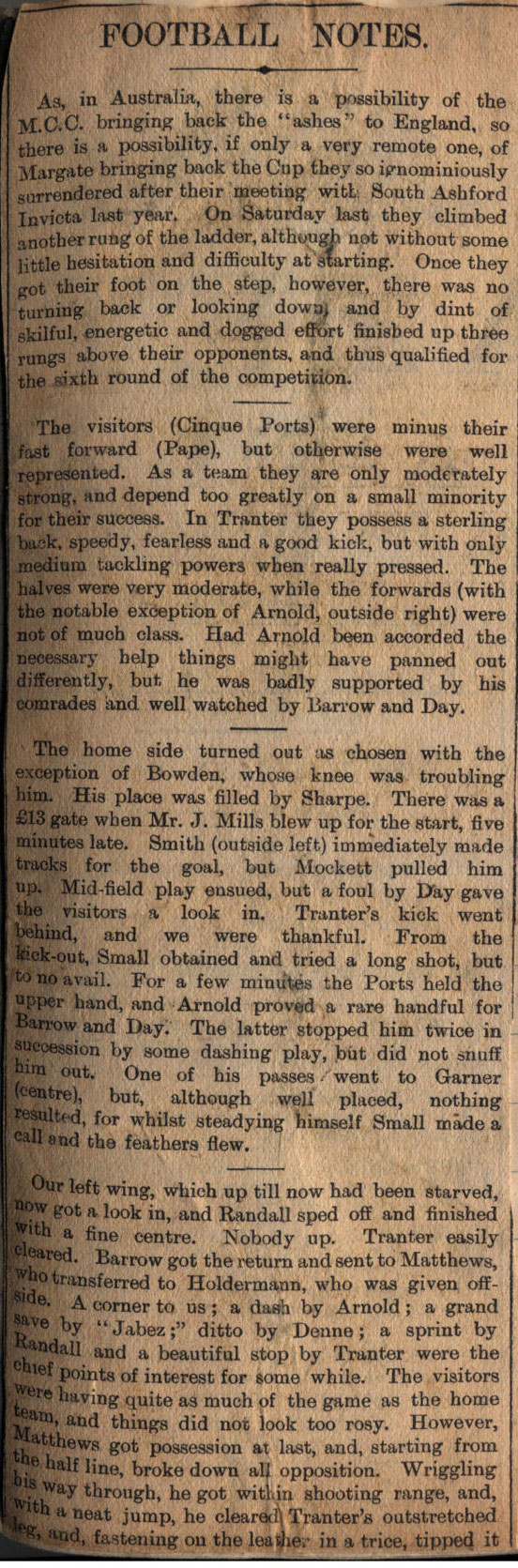 Newspaper Report (1)