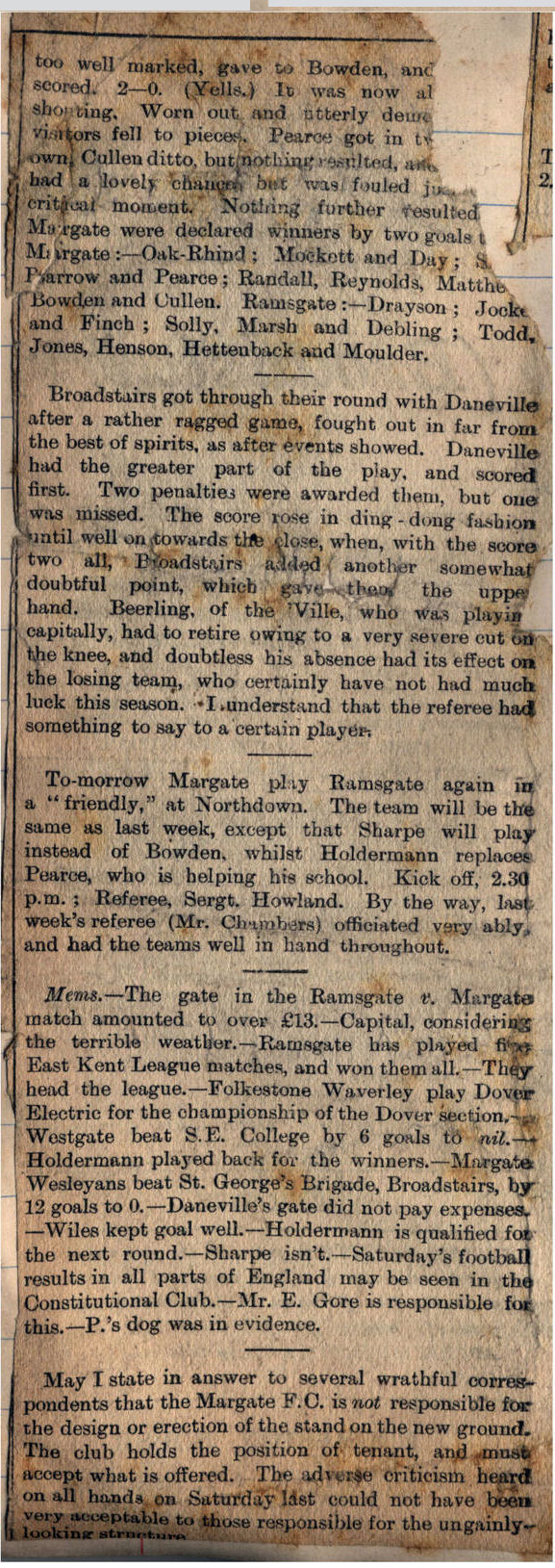 Newspaper report (3)